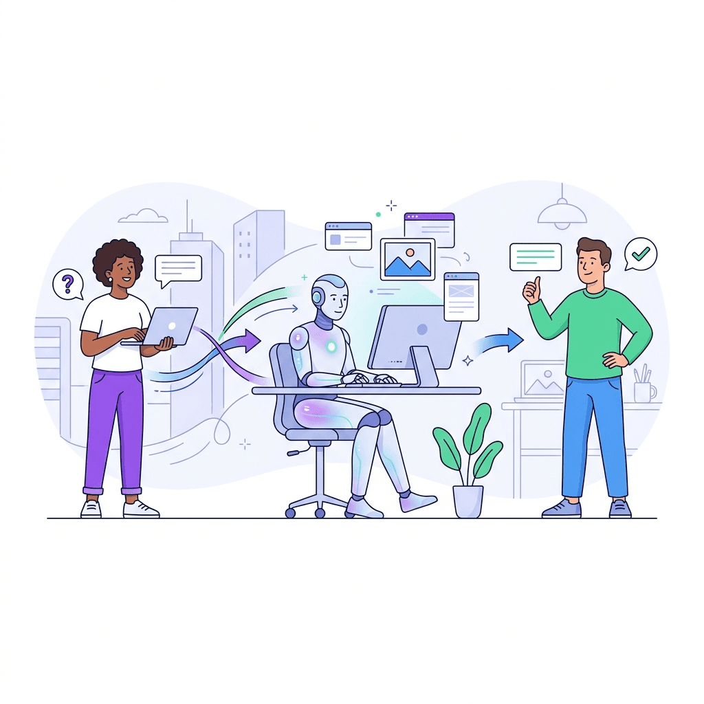 Workflow illustration for Internet Studio